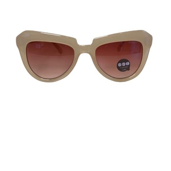 Komono Sunglasses Women’s Cat Eye Cream Blush NEW - Picture 4 of 7